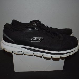Skechers Black Sneakers Go Walk Move V Stride Women's Shoe Size 12